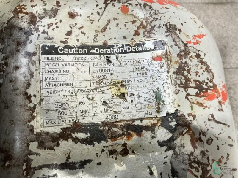 Frontstapler typu Nissan G1D2A30Q, Gebrauchtmaschine v Wijchen (Obrázek 10)