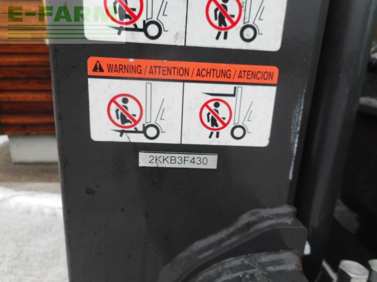 Frontstapler typu Nissan y1d2a25q triplex 4,3m, Gebrauchtmaschine v ST. NIKOLAI/DR. (Obrázek 14)