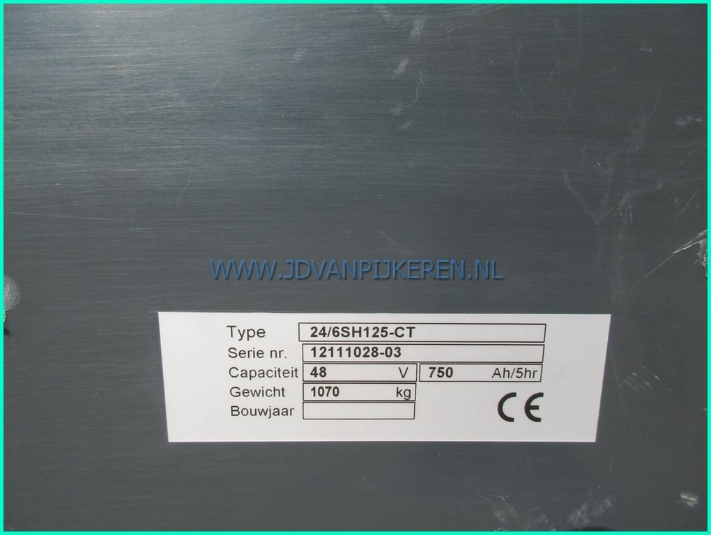 Frontstapler типа Sonstige accu 48v 750ah, Gebrauchtmaschine в IJsselmuiden (Фотография 6)