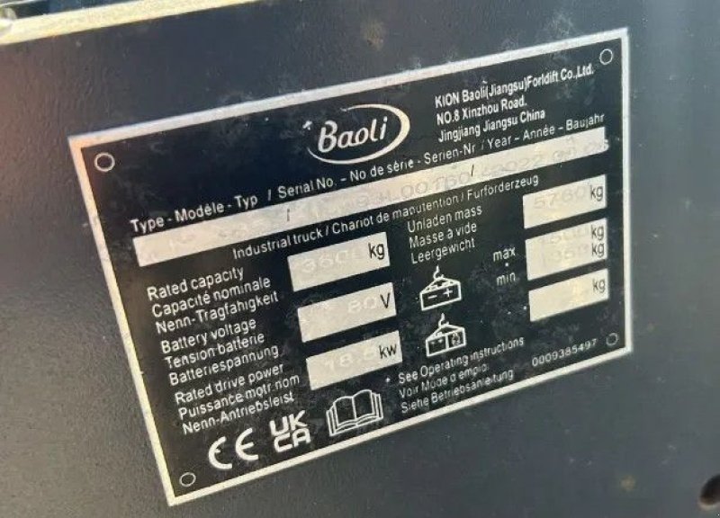 Frontstapler of the type Sonstige Baoli Heftruck nieuw ongebruikt overjarig KBE35, Neumaschine in Losdorp (Picture 7)