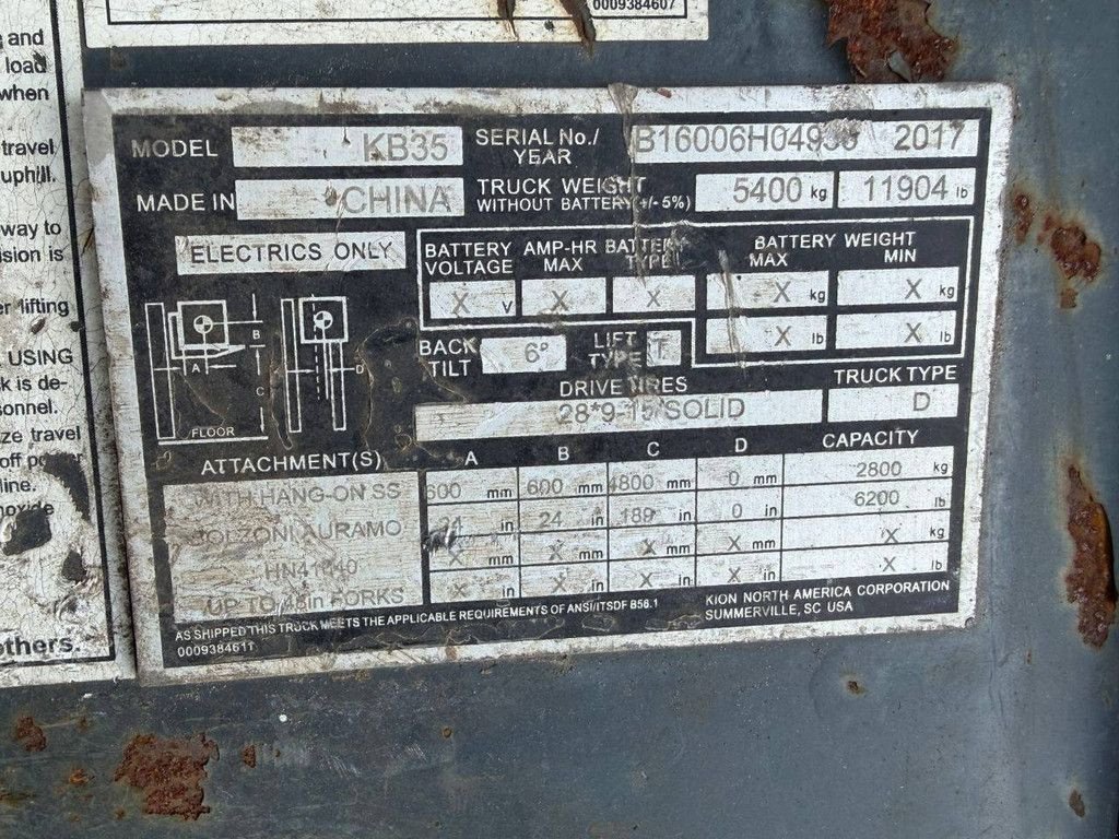 Frontstapler Türe ait Sonstige Baoli KB35, Gebrauchtmaschine içinde Antwerpen (resim 10)