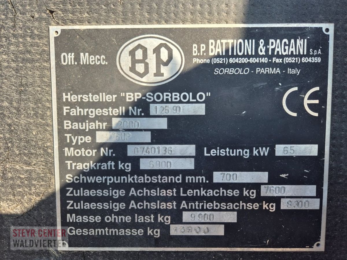 Frontstapler от тип Sonstige BP-Sorbolo HT6UP Seitenstapler, Gebrauchtmaschine в Vitis (Снимка 6)