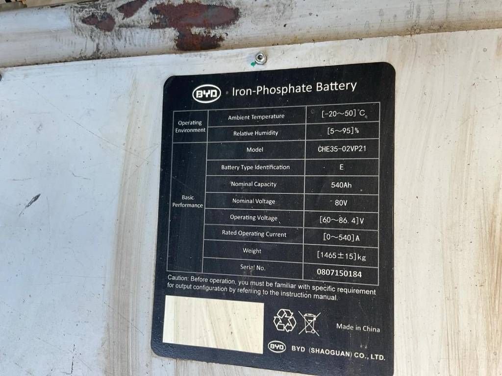 Frontstapler του τύπου Sonstige BYD ECB35C Vorkheftruck, hefruck, Gebrauchtmaschine σε Marknesse (Φωτογραφία 2)