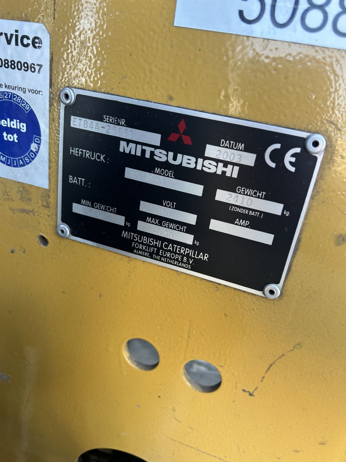 Frontstapler des Typs Sonstige Cat ep16kt, Gebrauchtmaschine in Heythuysen (Bild 4)