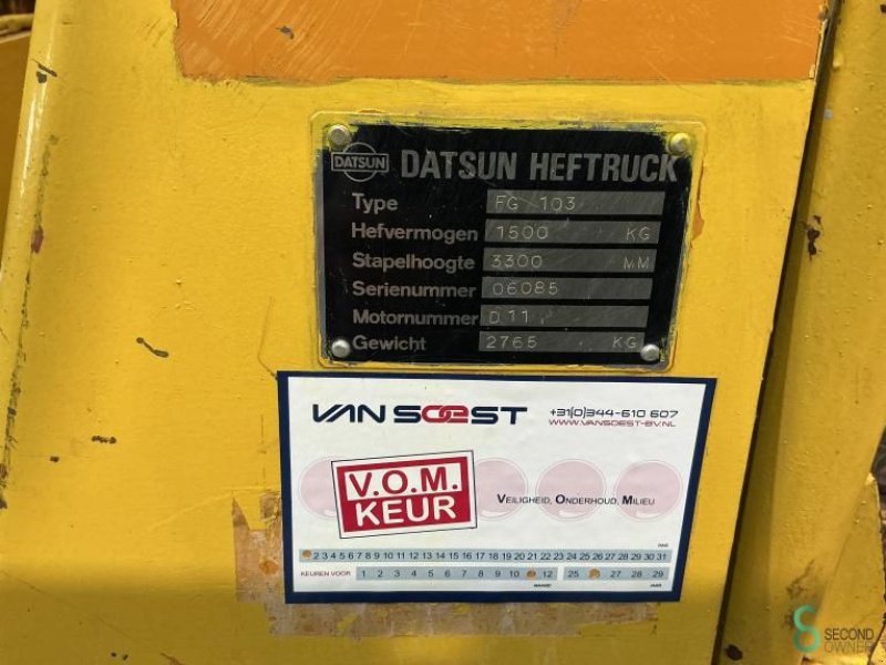 Frontstapler tip Sonstige Datsun FG103, Gebrauchtmaschine in Wijchen (Poză 9)