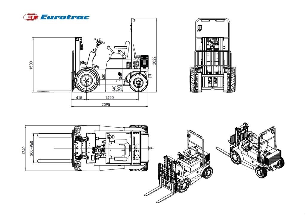 Frontstapler типа Sonstige eurotrac  Agri 10, Gebrauchtmaschine в Rødekro (Фотография 8)