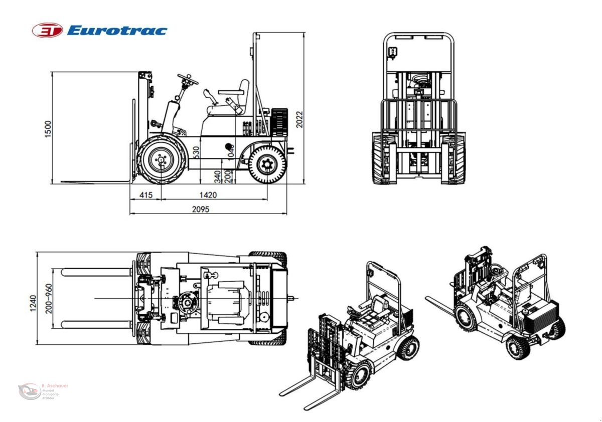 Frontstapler of the type Sonstige Eurotrac Agri10, Neumaschine in Dimbach (Picture 3)