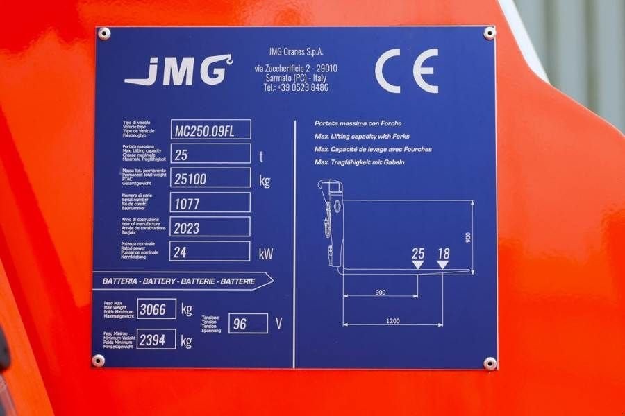 Frontstapler typu Sonstige JMG MC250.09FL Valid inspection, *Guarantee! Fully Ele, Gebrauchtmaschine v Groenlo (Obrázek 8)