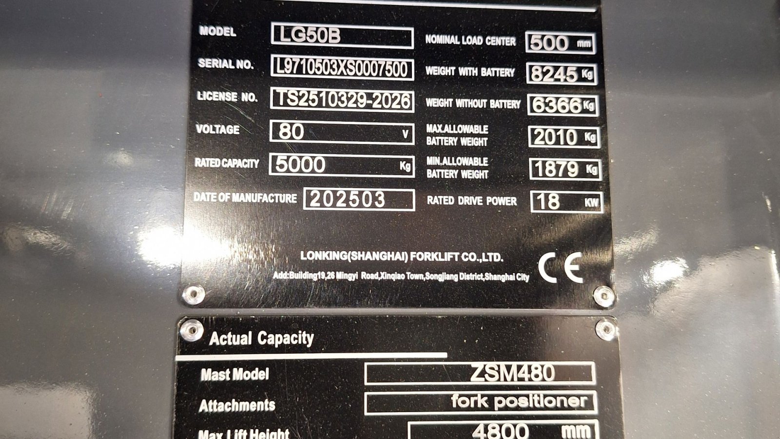 Frontstapler typu Sonstige Lg50b Ny, Gebrauchtmaschine v Rødekro (Obrázek 11)