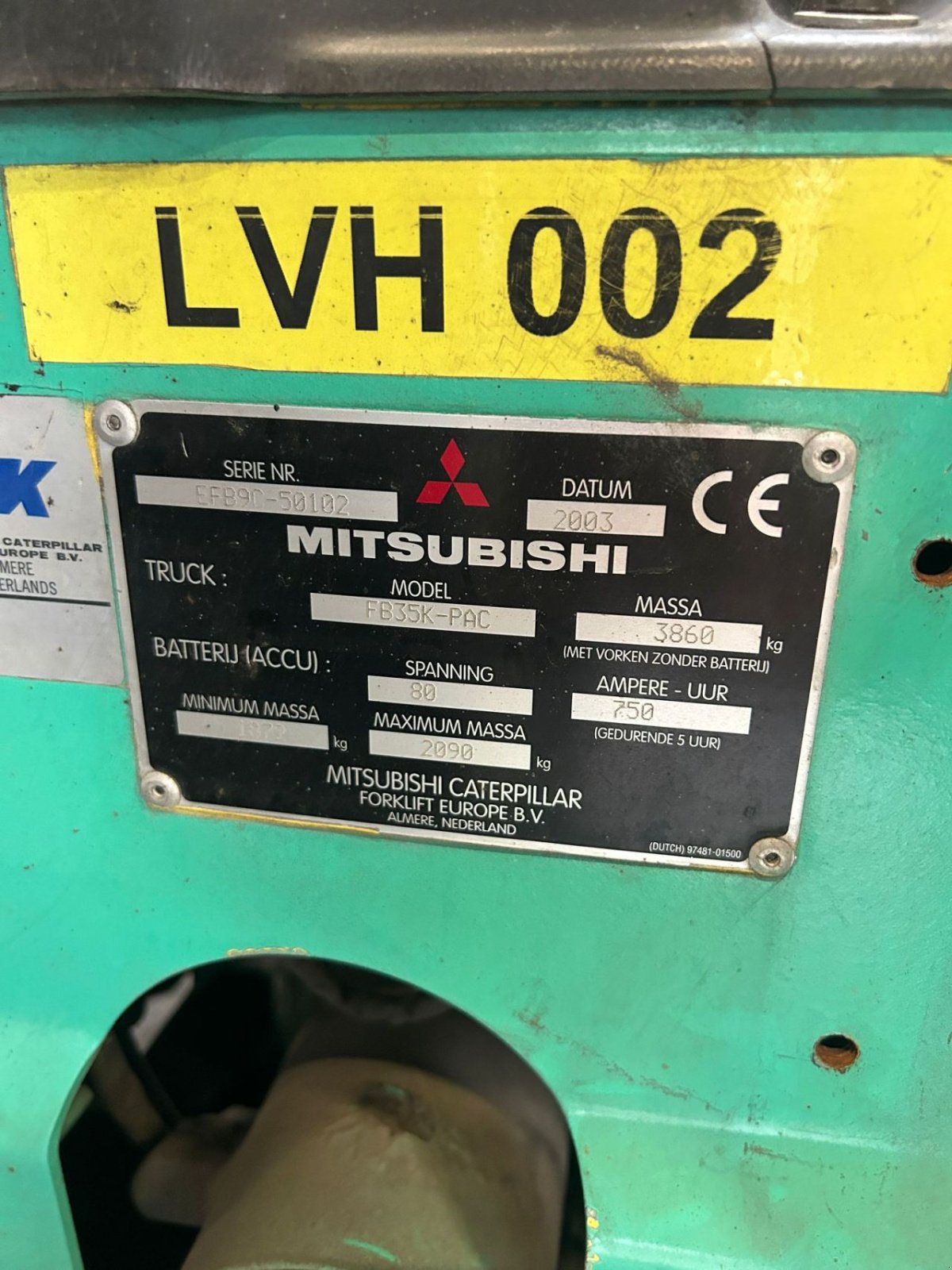 Frontstapler типа Sonstige mitsubsichi fb35k, Gebrauchtmaschine в Heythuysen (Фотография 5)