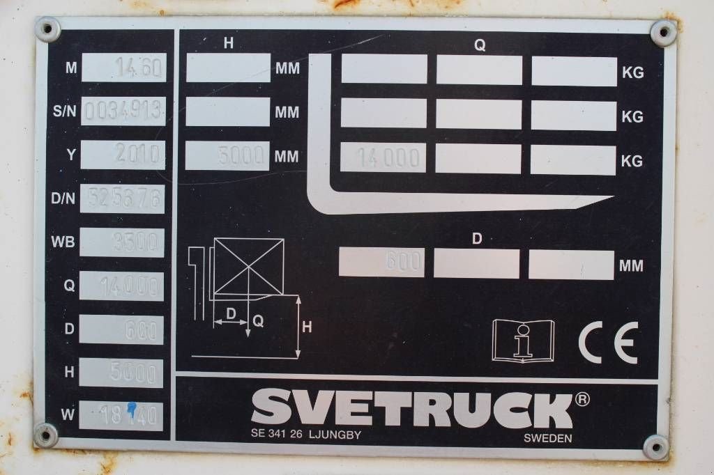 Frontstapler des Typs Sonstige Svetruck 1460, Gebrauchtmaschine in Rucphen (Bild 5)