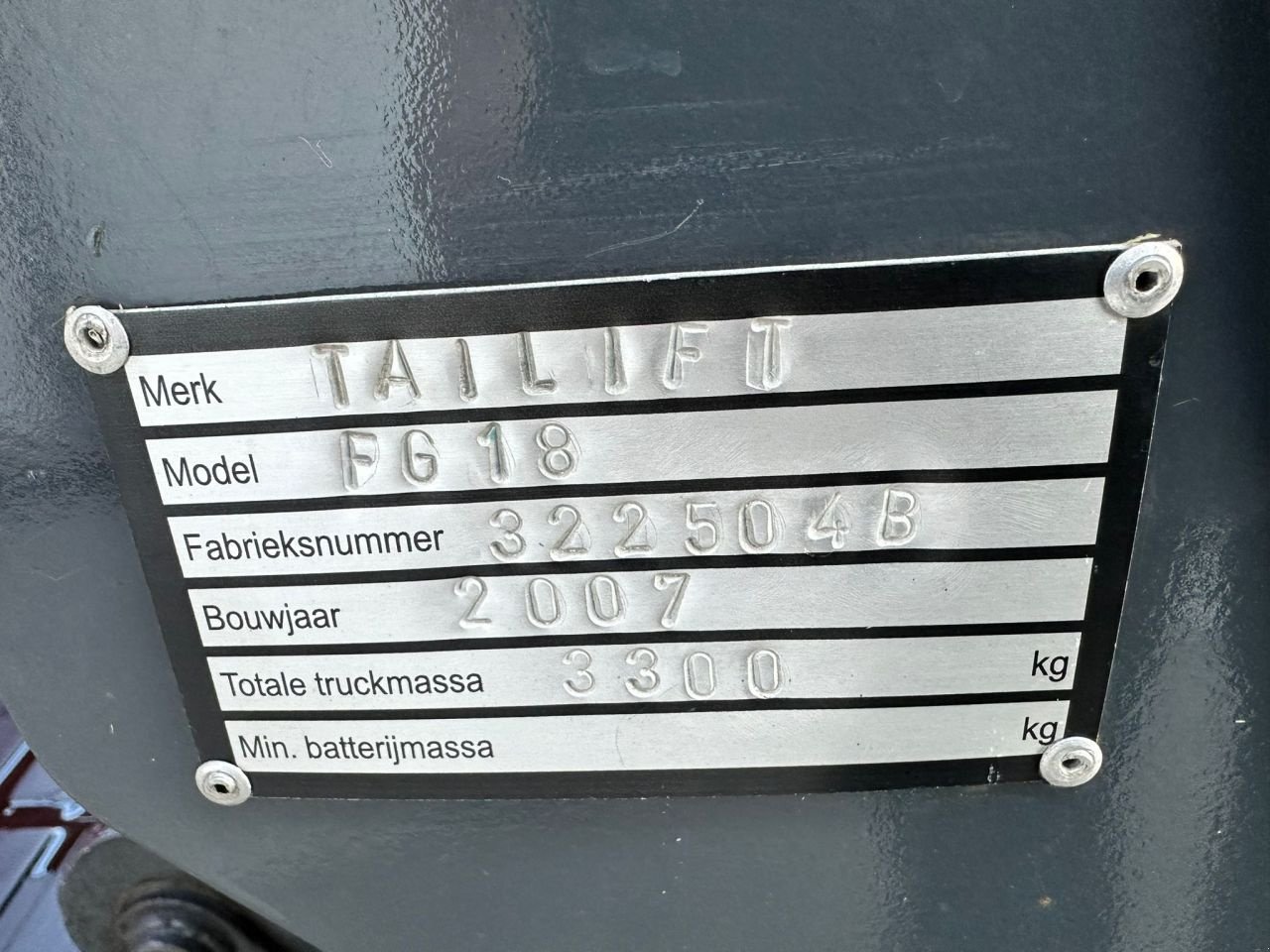 Frontstapler typu Sonstige TAILIFT 1.8, Gebrauchtmaschine w Linde (dr) (Zdjęcie 5)