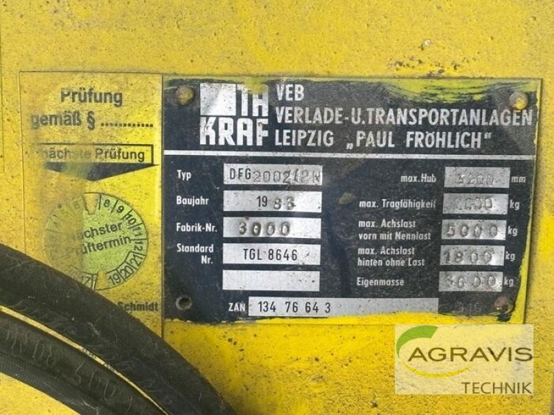 Frontstapler tipa Sonstige TAKRAF DFG-2002/2N, Neumaschine u Seelow (Slika 6)