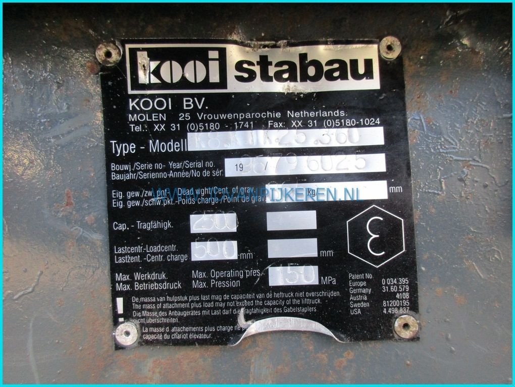 Frontstapler типа Stabau Rotator / kantelaar, Gebrauchtmaschine в IJsselmuiden (Фотография 7)