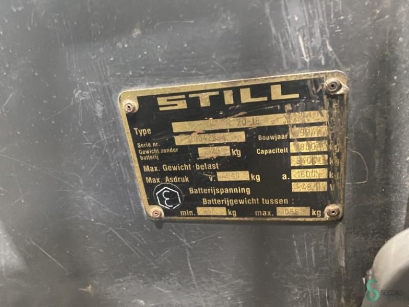 Frontstapler от тип Still R20-18, Gebrauchtmaschine в Wijchen (Снимка 9)