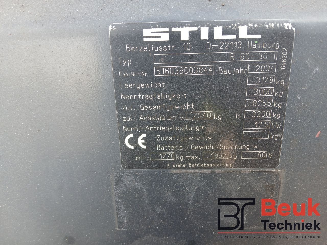 Frontstapler tipa Still r60-30 i, Gebrauchtmaschine u LUNTEREN (Slika 8)