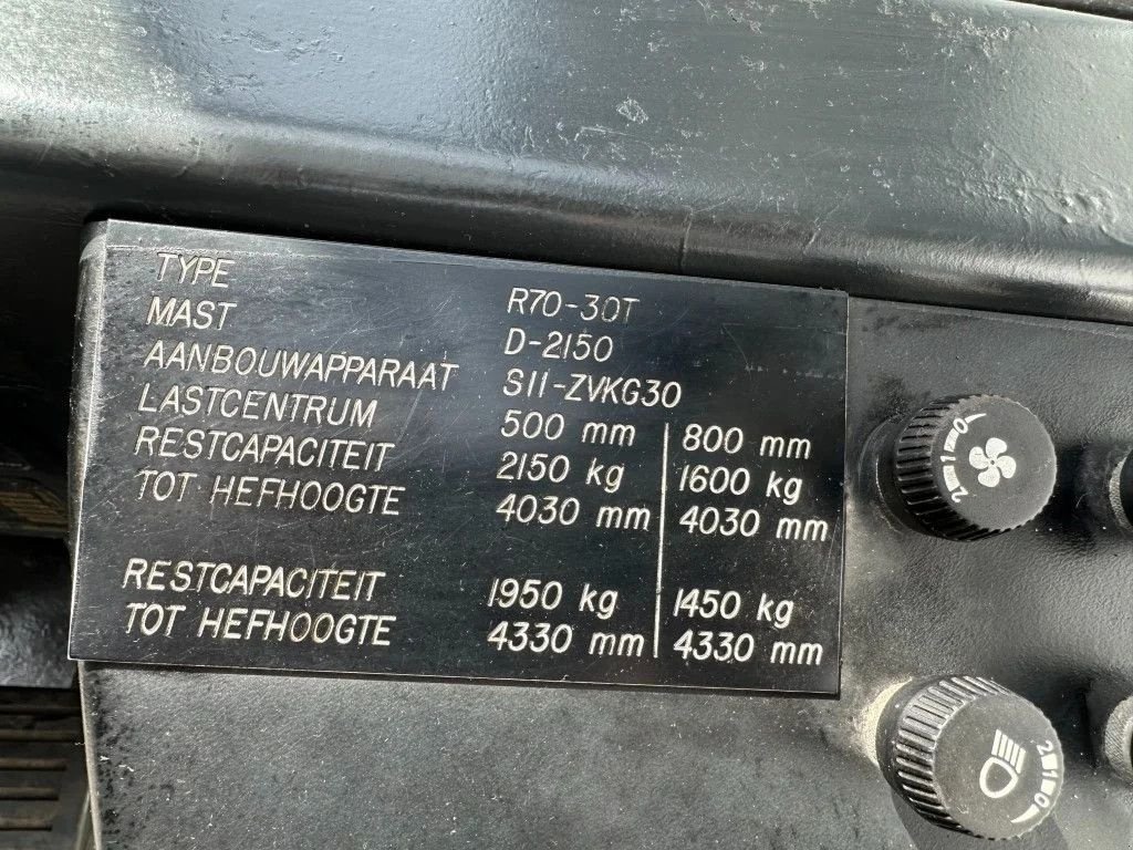 Frontstapler des Typs Still R70-30 T 3 ton Triplex Freelift Sideshift Positioner LPG Heftruc, Gebrauchtmaschine in VEEN (Bild 8)