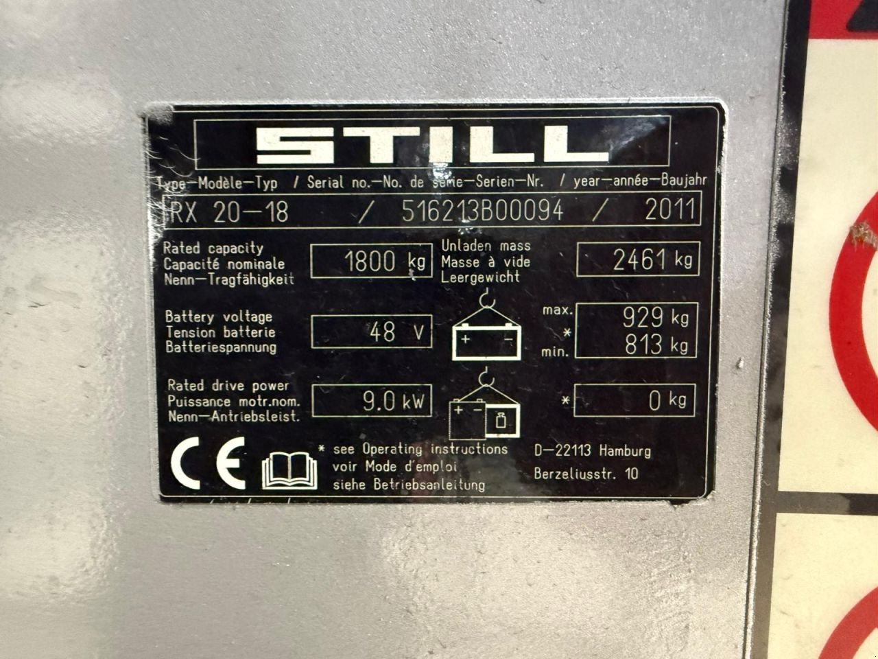 Frontstapler of the type Still RX 20-18, Gebrauchtmaschine in Vianen (Picture 7)