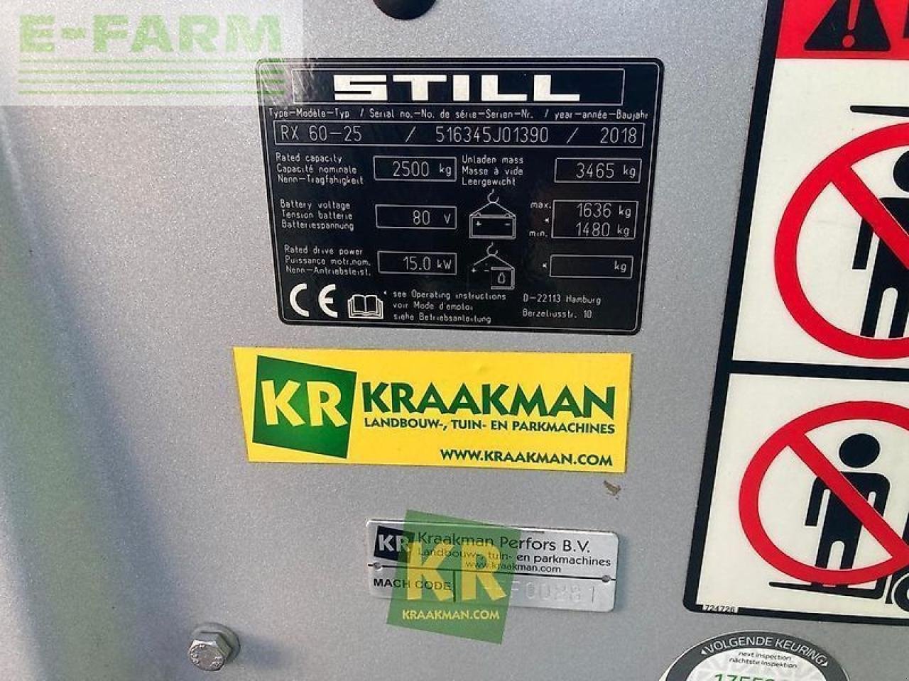 Frontstapler of the type Still rx 60-25 #19851, Gebrauchtmaschine in STEENBERGEN (Picture 21)