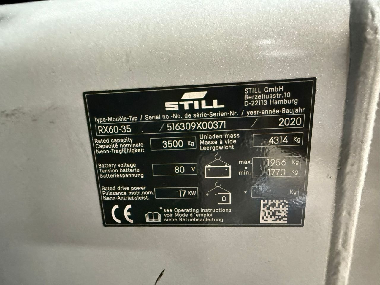 Frontstapler a típus Still RX 60-35, Gebrauchtmaschine ekkor: Vianen (Kép 6)