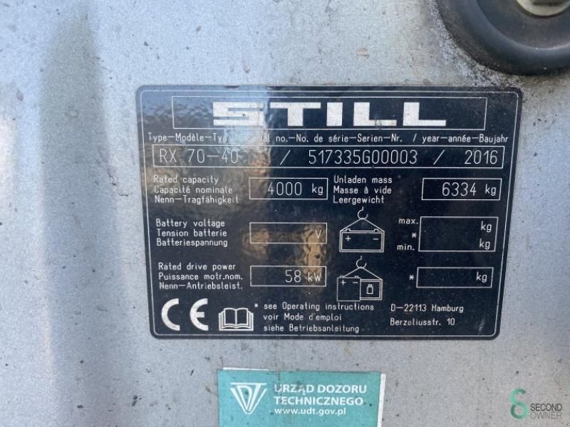 Frontstapler του τύπου Still RX 70-40 T, Gebrauchtmaschine σε Wijchen (Φωτογραφία 3)