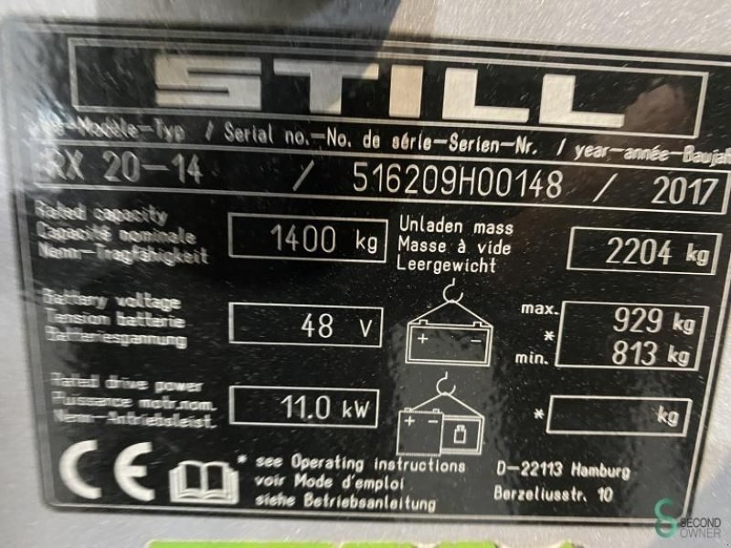 Frontstapler typu Still RX20-14, Gebrauchtmaschine v Wijchen (Obrázek 2)