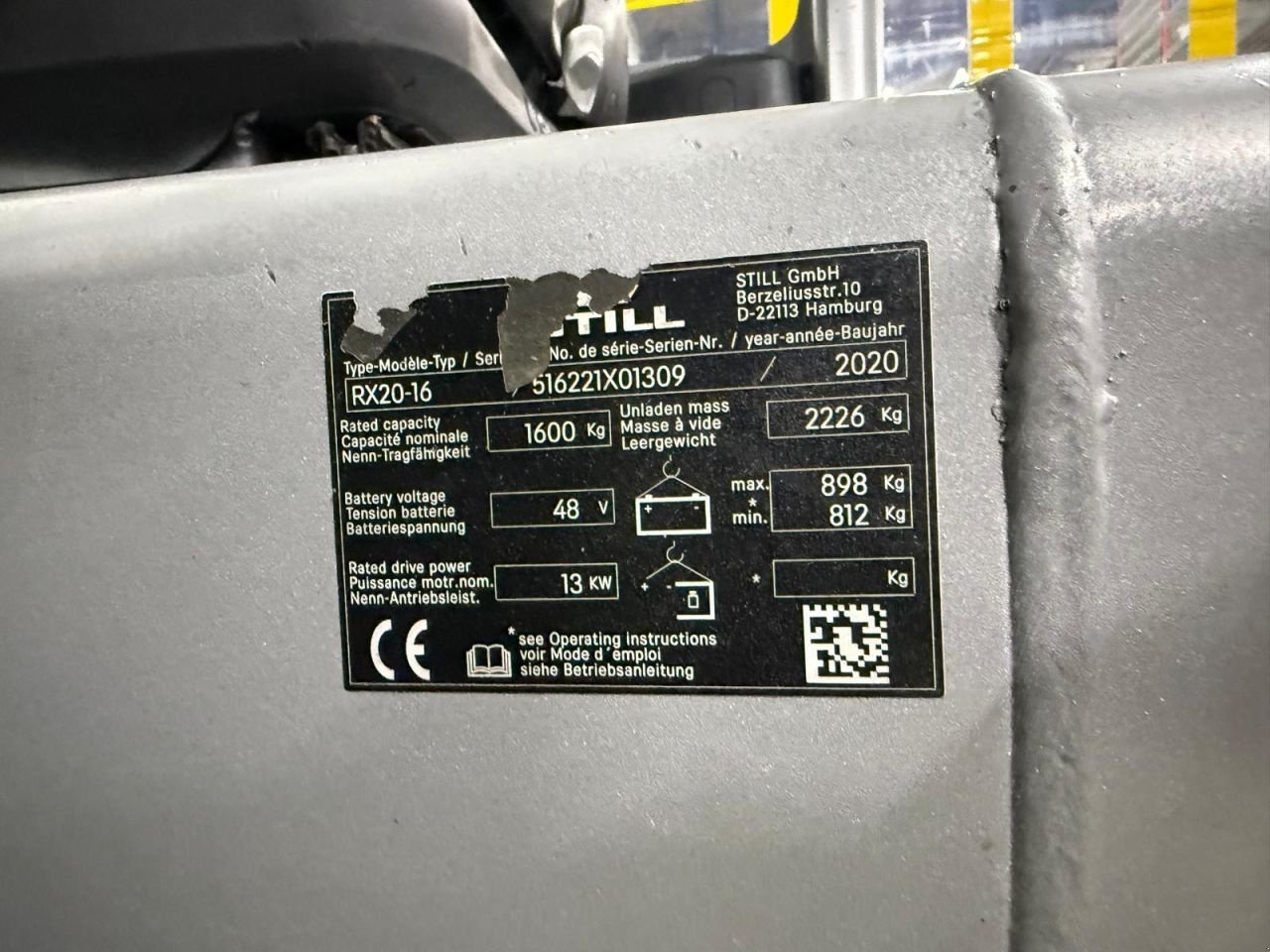 Frontstapler типа Still RX20-16, Gebrauchtmaschine в Vianen (Фотография 11)