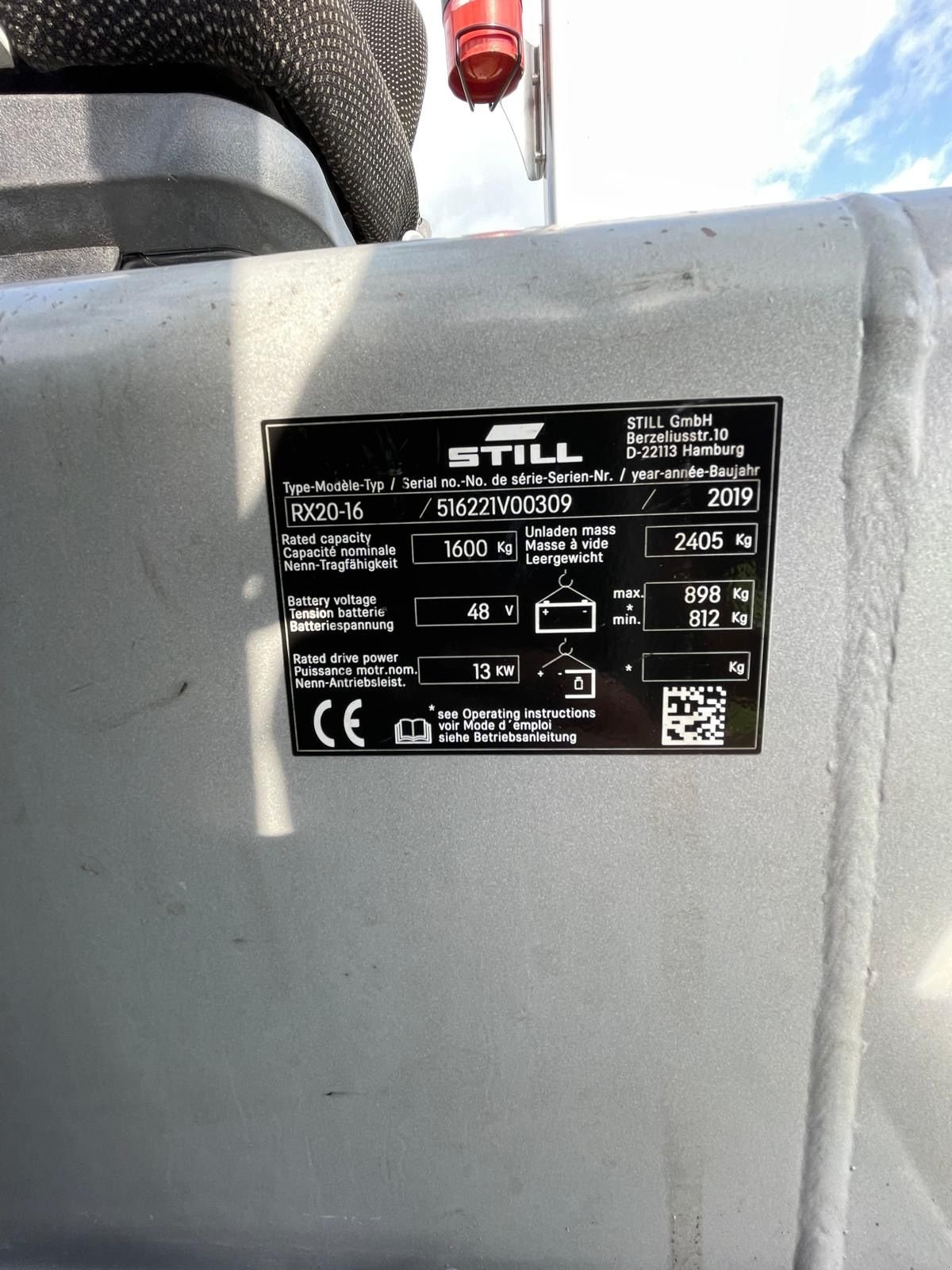 Frontstapler of the type Still Rx20-16, Gebrauchtmaschine in Giessenburg (Picture 10)