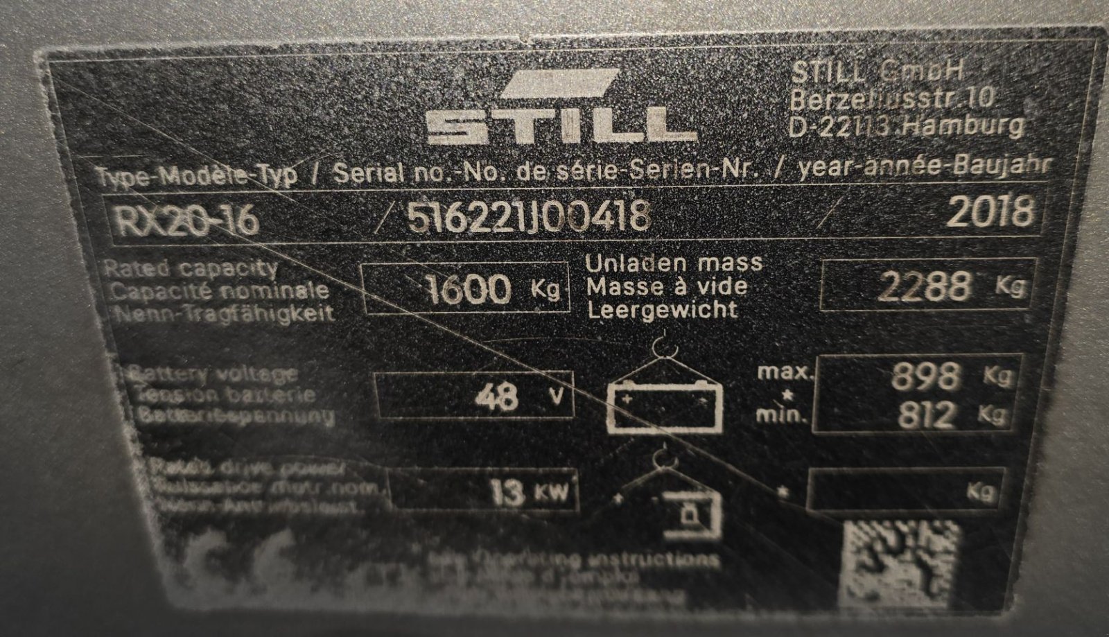 Frontstapler typu Still RX20-16, Gebrauchtmaschine v Delden (Obrázek 9)