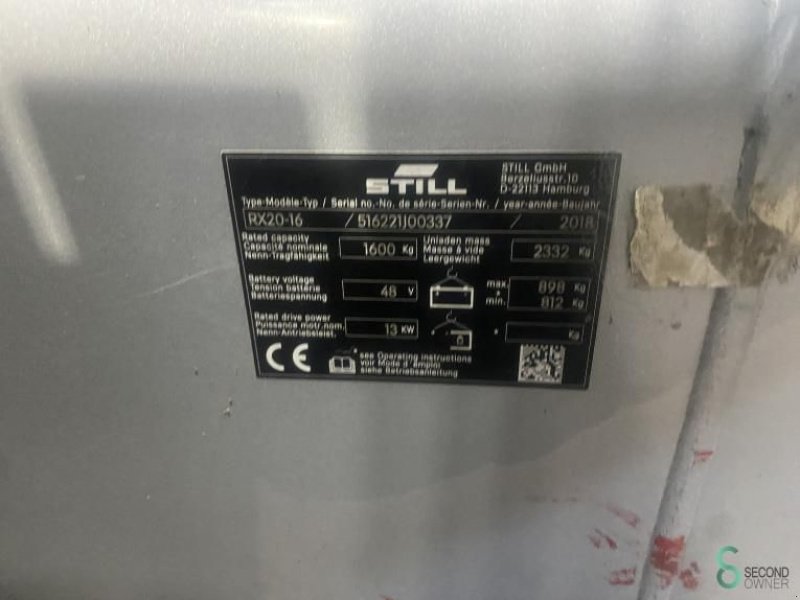 Frontstapler του τύπου Still RX20-16, Gebrauchtmaschine σε Wijchen (Φωτογραφία 4)