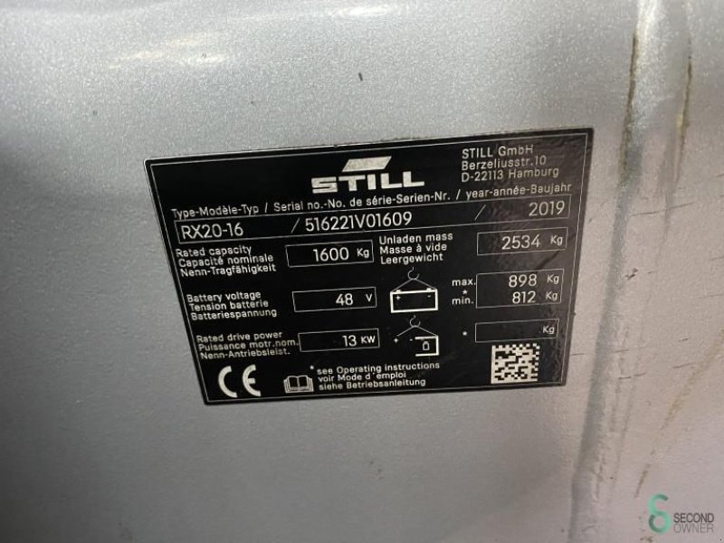 Frontstapler des Typs Still RX20-16, Gebrauchtmaschine in Wijchen (Bild 11)