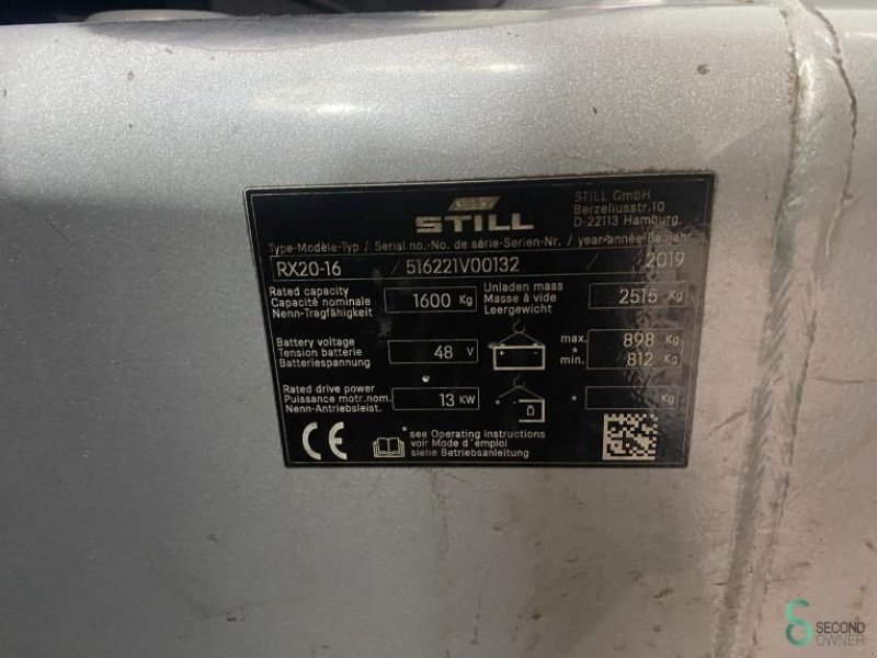 Frontstapler del tipo Still RX20-16, Gebrauchtmaschine In Wijchen (Immagine 9)