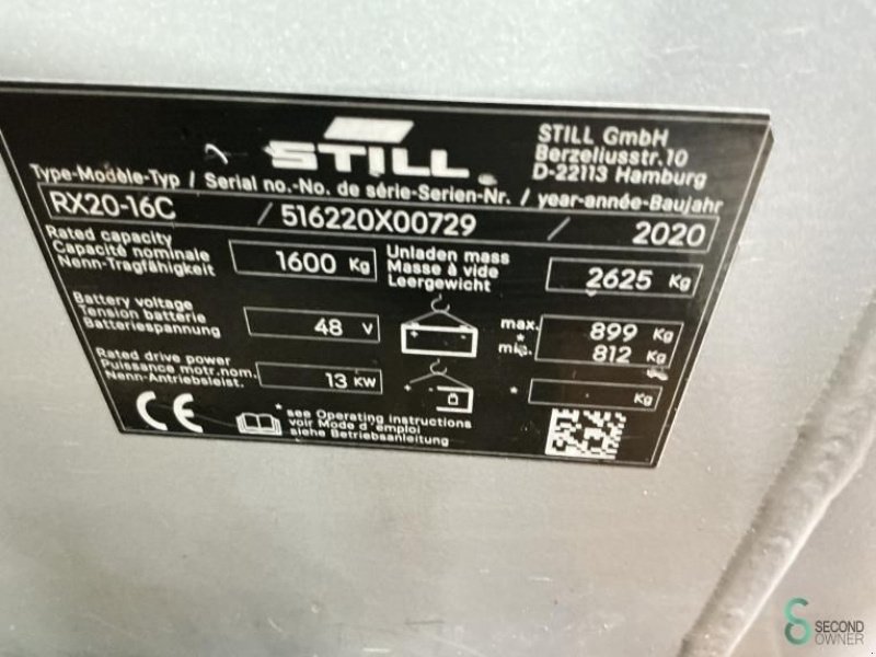 Frontstapler typu Still RX20-16C, Gebrauchtmaschine v Wijchen (Obrázek 9)