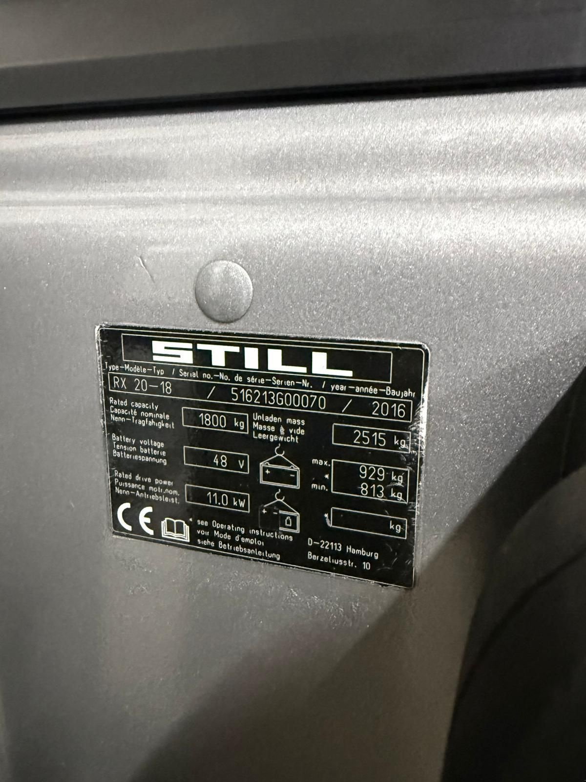 Frontstapler des Typs Still RX20-18, Gebrauchtmaschine in Vianen (Bild 7)