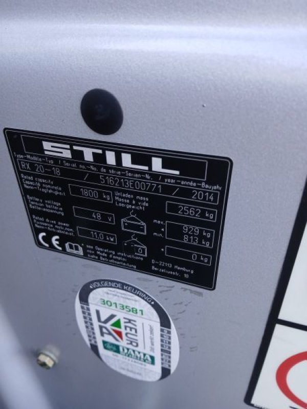 Frontstapler typu Still RX20-18, Gebrauchtmaschine v Ridderkerk (Obrázek 6)