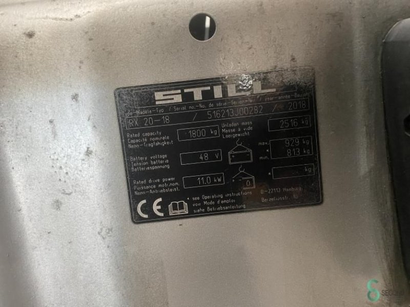 Frontstapler des Typs Still RX20-18, Gebrauchtmaschine in Wijchen (Bild 10)