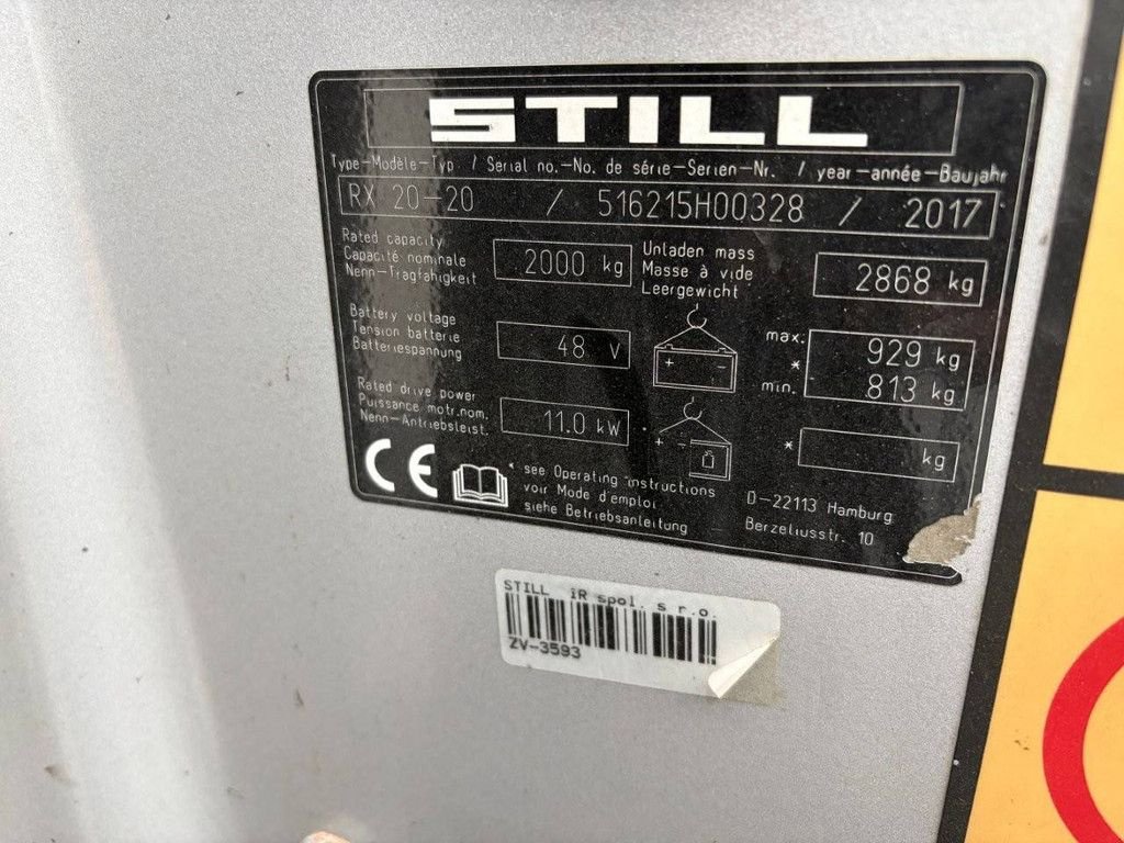 Frontstapler del tipo Still RX20-20, Gebrauchtmaschine en Antwerpen (Imagen 9)