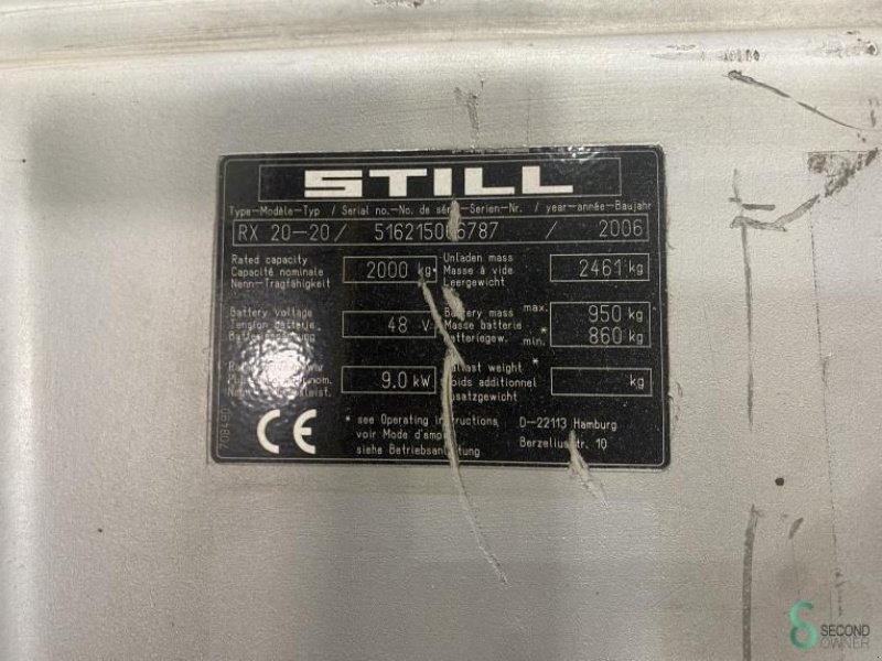 Frontstapler of the type Still RX20-20, Gebrauchtmaschine in Wijchen (Picture 10)