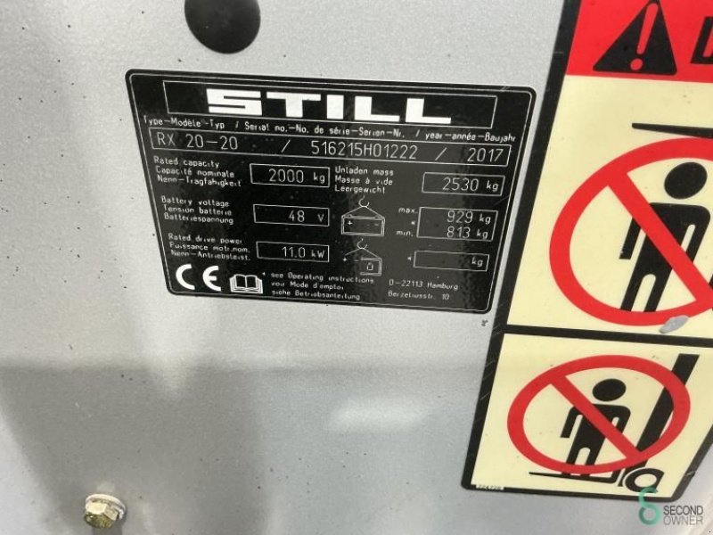 Frontstapler типа Still RX20-20, Gebrauchtmaschine в Wijchen (Фотография 11)
