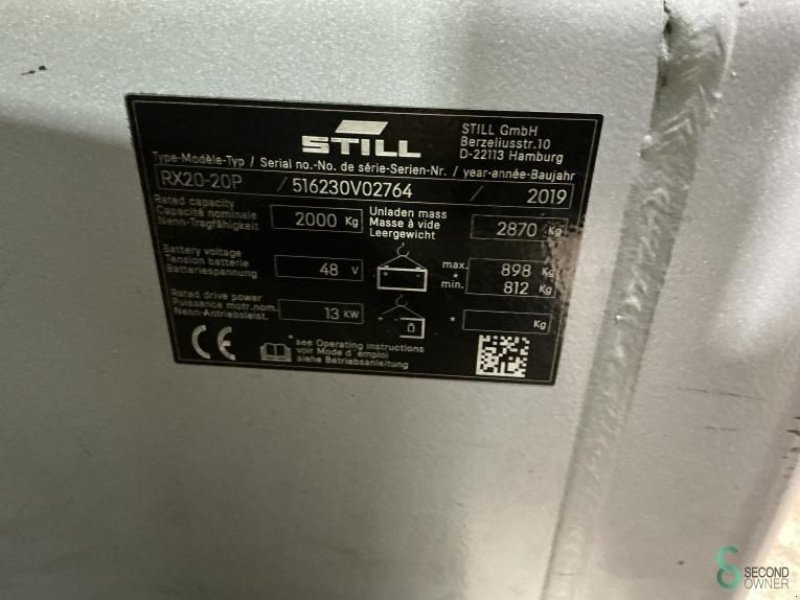 Frontstapler typu Still RX20-20P, Gebrauchtmaschine v Wijchen (Obrázek 10)