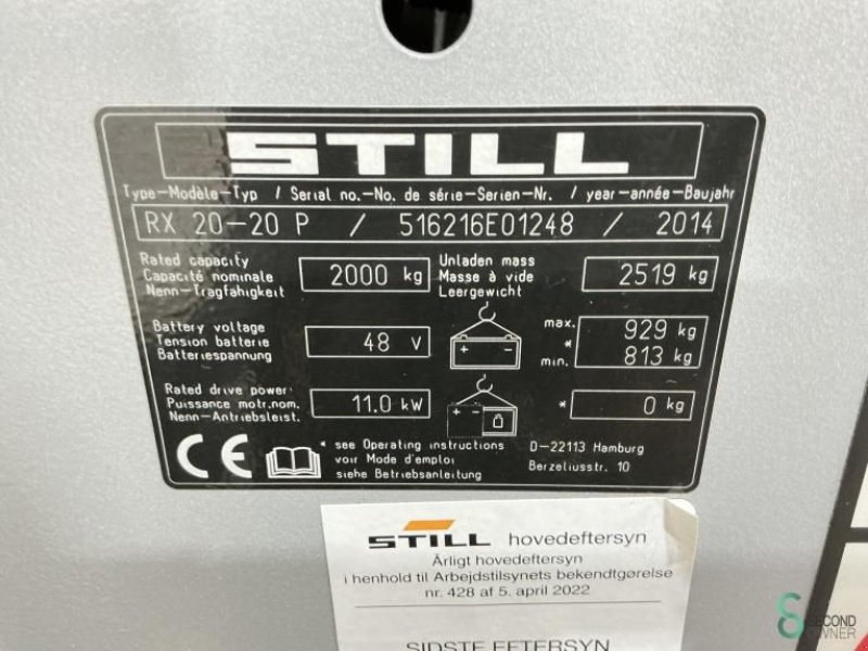 Frontstapler za tip Still RX20-20P, Gebrauchtmaschine u Wijchen (Slika 11)