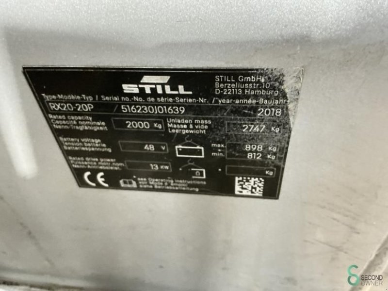 Frontstapler of the type Still RX20-20P, Gebrauchtmaschine in Wijchen (Picture 11)