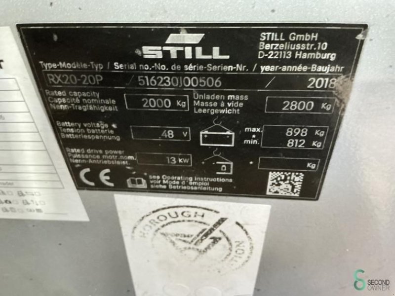 Frontstapler typu Still RX20-20P, Gebrauchtmaschine v Wijchen (Obrázok 11)