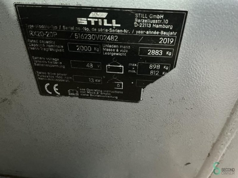 Frontstapler del tipo Still RX20-20P, Gebrauchtmaschine en Wijchen (Imagen 9)