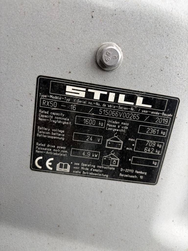 Frontstapler типа Still RX50-16, Gebrauchtmaschine в Antwerpen (Фотография 8)