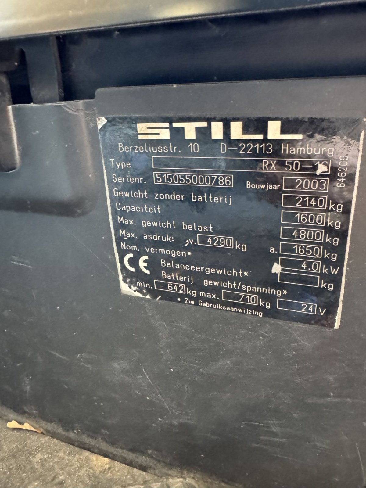 Frontstapler of the type Still Rx50-16, Gebrauchtmaschine in Oldenzaal (Picture 3)