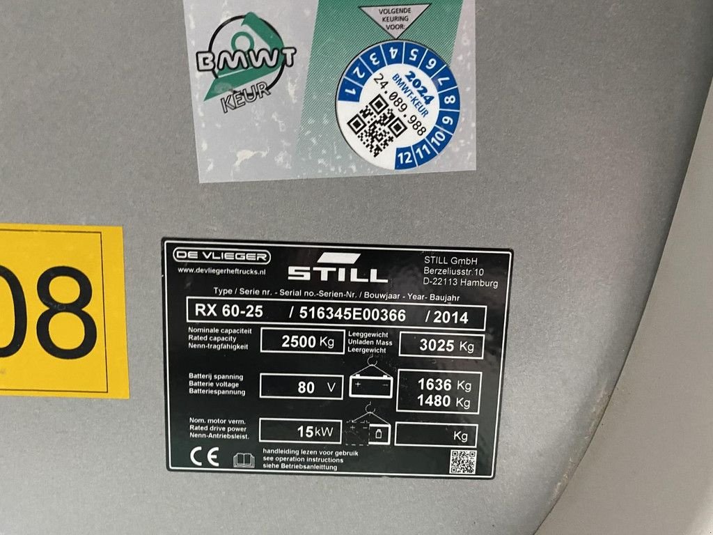 Frontstapler of the type Still RX60-25 Batterij bj 2021, Gebrauchtmaschine in 's-Heer Arendskerke (Picture 7)
