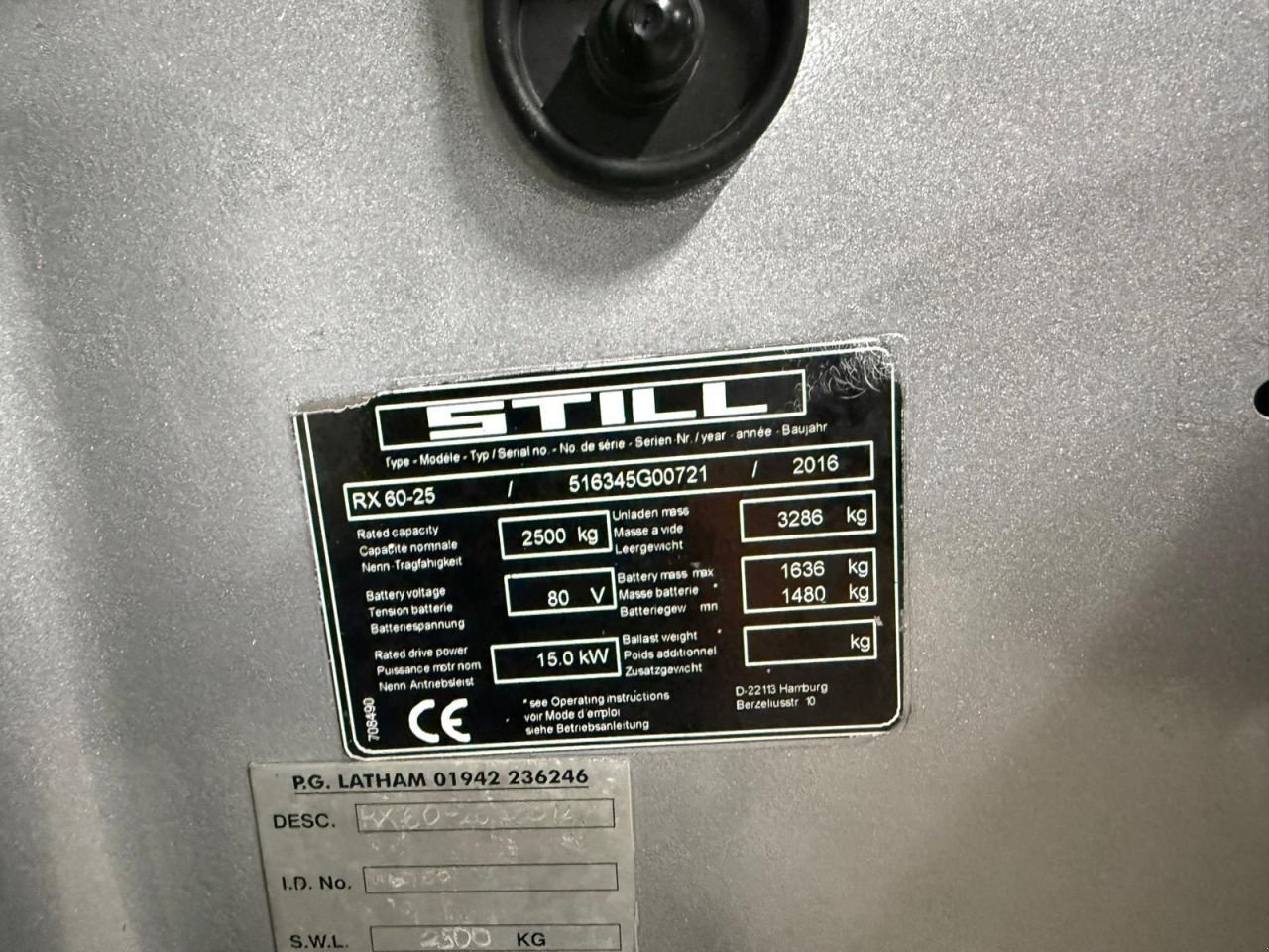 Frontstapler типа Still RX60-25, Gebrauchtmaschine в Vianen (Фотография 7)