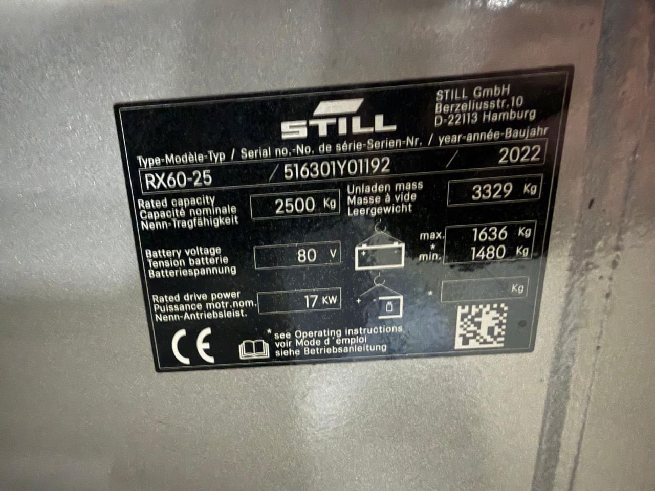 Frontstapler typu Still RX60-25, Gebrauchtmaschine v Vianen (Obrázek 6)