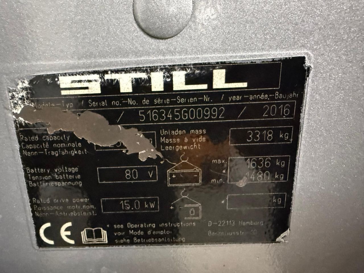 Frontstapler des Typs Still RX60-25, Gebrauchtmaschine in Vianen (Bild 6)